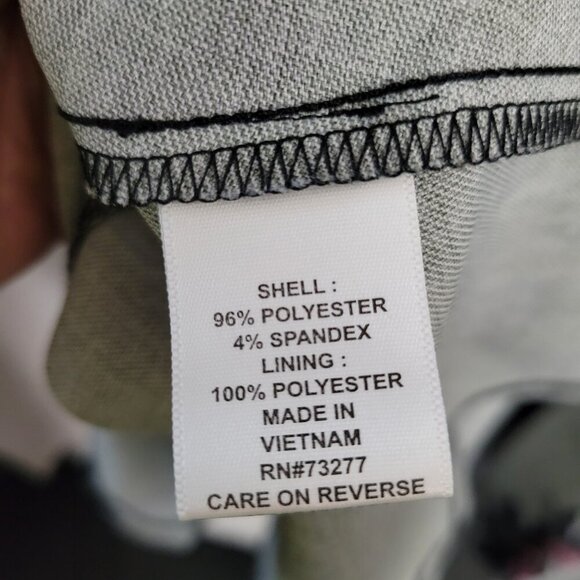 Elle Floral Sleeveless Dress Size 6 Fit Flare Dressy Office Lined Stretchy EUC - Picture 10 of 13